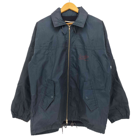 CREEKS フロントプリント 裏地メッシュ フードイン コーチ ジャケット メンズ