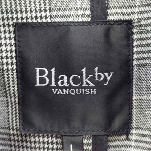 ブラックバイヴァンキッシュ Black by VANQUISH グレンチェック オーバーサイズ トレンチコート メンズ JPN:L