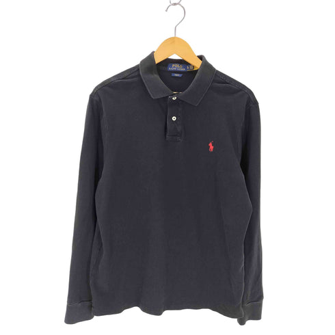 ポロラルフローレン POLO RALPH LAUREN ポニー刺しゅう 鹿の子長袖ポロシャツ メンズ XL