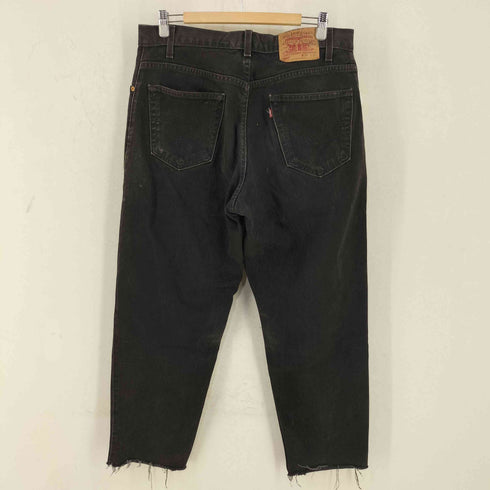 リーバイス Levis ボタン裏977刻印 560 後染め ブラックデニムパンツ メンズ 34inch
