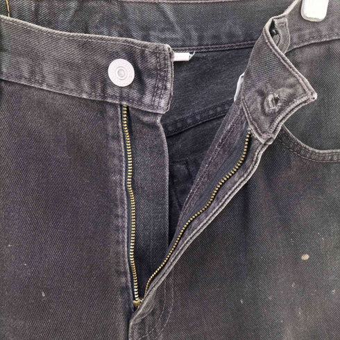 リーバイス Levis ボタン裏977刻印 560 後染め ブラックデニムパンツ メンズ 34inch