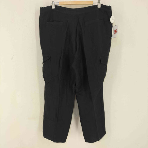 キューバベラ CUBAVERA リネンレーヨン カーゴパンツ ヘリンボーン メンズ 44INCH