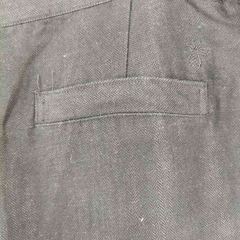 キューバベラ CUBAVERA リネンレーヨン カーゴパンツ ヘリンボーン メンズ 44INCH