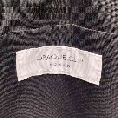 オペークドットクリップ OPAQUE.CLIP エナメルタッチ サイドポケット フェイクレザー トートバッグ レディース