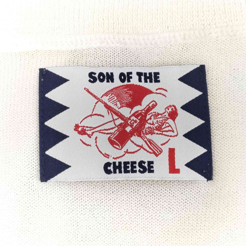 サノバチーズ SON OF THE CHEESE Vネックニット レディース L