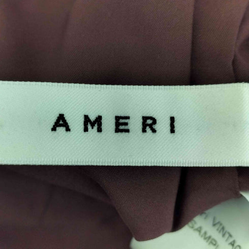 アメリ AMERI サテンスラックスパンツ レディース