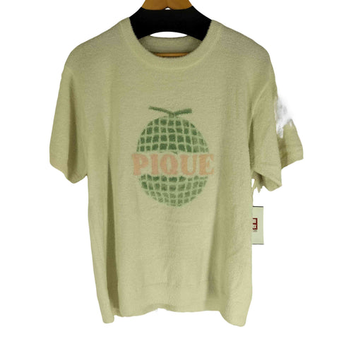 ジェラートピケ gelato pique 24SS スムーズィーフルーツジャガードプルオーバー&ショートパンツセット メロン レディース ONE SIZE
