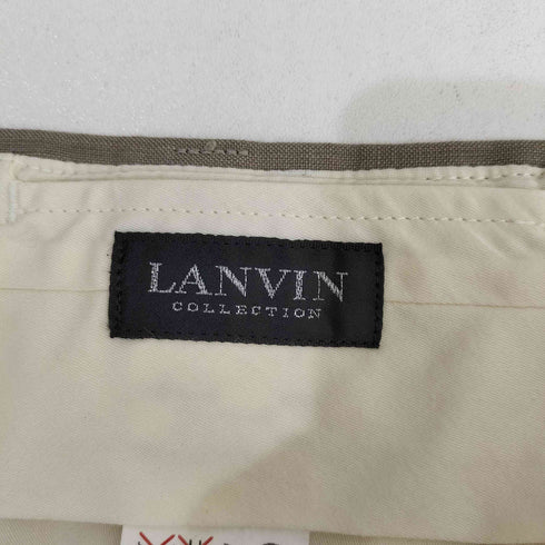 ランバンコレクション LANVIN COLLECTION モヘア混 1タックスラックス メンズ R46