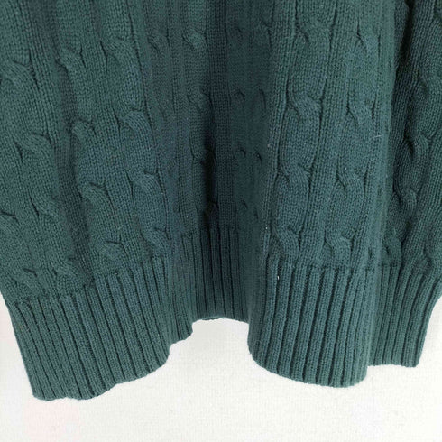 ポロラルフローレン POLO RALPH LAUREN ケーブルニット スモールポニー刺繍 レディース import:XL