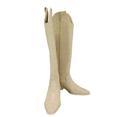 アメリ AMERI WESTERN STUDS LONG BOOTS レディース JPN:M