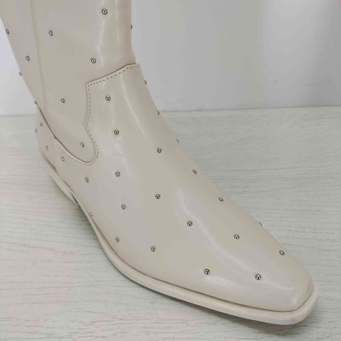 アメリ AMERI WESTERN STUDS LONG BOOTS レディース JPN:M