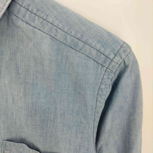 マスターアンドコー MASTER&CO. ペイント加工 シャンブレーシャツ メンズ JPN:0