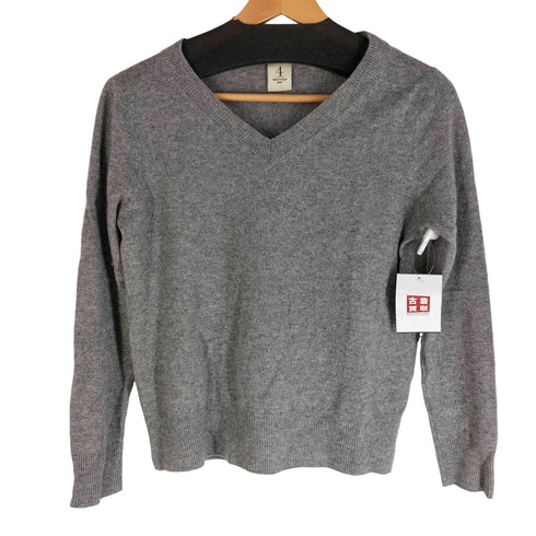 アダムエロペ Adam et Rope カシミヤ混Vネックニット レディース JPN:38
