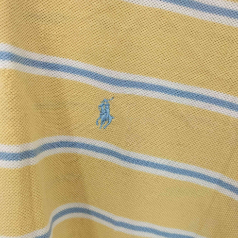ポロラルフローレン POLO RALPH LAUREN ポニー刺繍 ボーダー S/S ポロシャツ メンズ