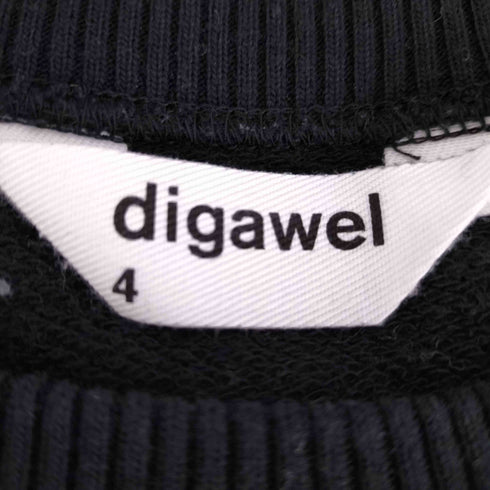 ディガウェルフォー DIGAWEL 4 バイカラー切替スウェット メンズ JPN:1