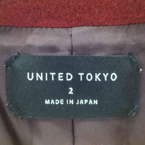 ユナイテッドトウキョウ UNITED TOKYO ノーカラーチェスターコート メンズ JPN:2