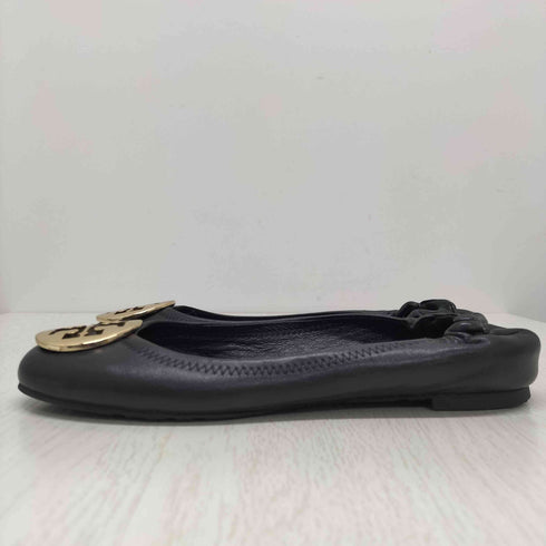 トリーバーチ TORY BURCH ロゴプレート レザーフラットバレエシューズ レディース