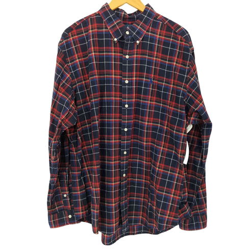 ラルフローレン RALPH LAUREN CLASSIC FIT スモールポニー刺繍 チェックBDシャツ メンズ import:XXL