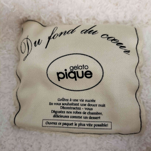 ジェラートピケ gelato pique ふわもこ ボーダーチュニック レディース FREE