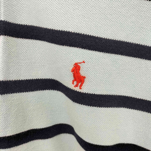 ポロラルフローレン POLO RALPH LAUREN ポニー刺繍 ボーダー S/S ポロシャツ メンズ import:M