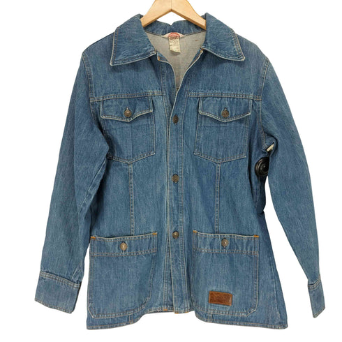 リーバイス Levis 70s USA製 ボタン裏C-12 デニムカバーオールジャケット メンズ M