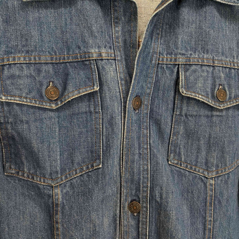 リーバイス Levis 70s USA製 ボタン裏C-12 デニムカバーオールジャケット メンズ M
