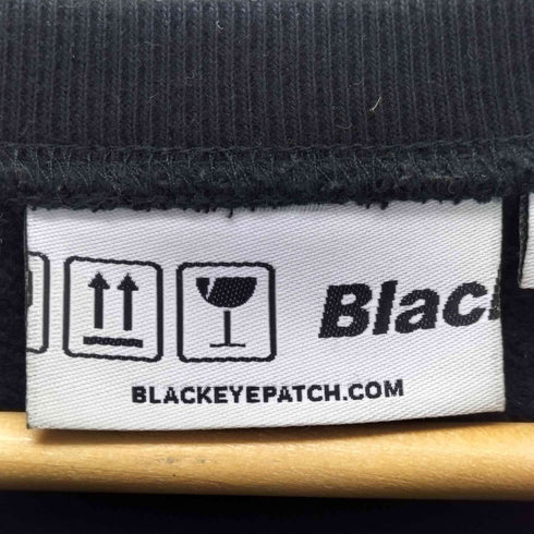 ブラックアイパッチ Black Eye Patch 両面プリントクルーネックスウェット メンズ JPN:XL