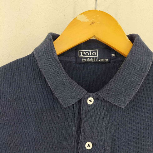ポロバイラルフローレン Polo by RALPH LAUREN ナイガイ社 スモールポニー刺繍 ロングポロシャツ メンズ JPN:M
