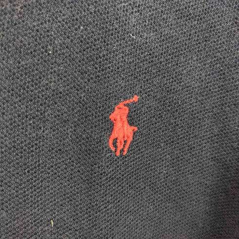 ポロバイラルフローレン Polo by RALPH LAUREN ナイガイ社 スモールポニー刺繍 ロングポロシャツ メンズ JPN:M