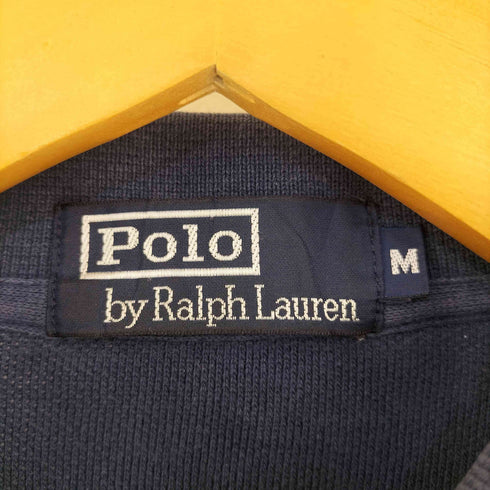 ポロバイラルフローレン Polo by RALPH LAUREN ナイガイ社 スモールポニー刺繍 ロングポロシャツ メンズ JPN:M