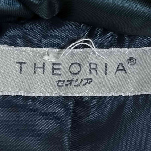 THEORIA ラクーンファー ウエストベルト シェイプ ダウンコート レディース 9AR
