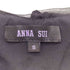 アナスイ ANNA SUI 刺繍デザイン 総シルク バルーンスリーブ チュニック ワンピース レディース S