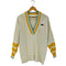 ラコステ LACOSTE V-neck Loose Fit Cotton Blend Sweater レディース import:S