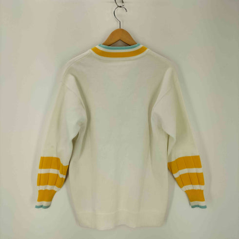 ラコステ LACOSTE V-neck Loose Fit Cotton Blend Sweater レディース import:S