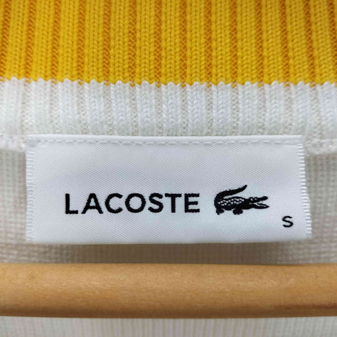 ラコステ LACOSTE V-neck Loose Fit Cotton Blend Sweater レディース import:S