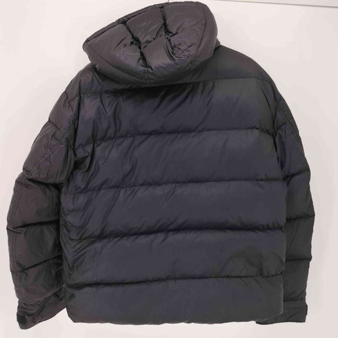 ディーゼル DIESEL ロゴパッチ フーデッドダウンジャケット メンズ import:L