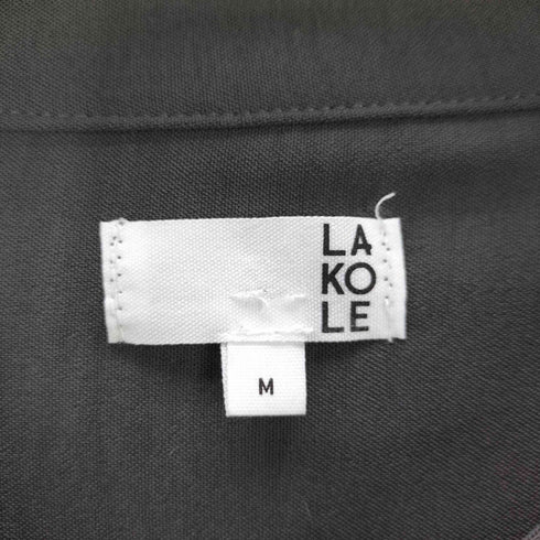 ラコレ LAKOLE チュールドッキングシャツ6分袖 レディース M