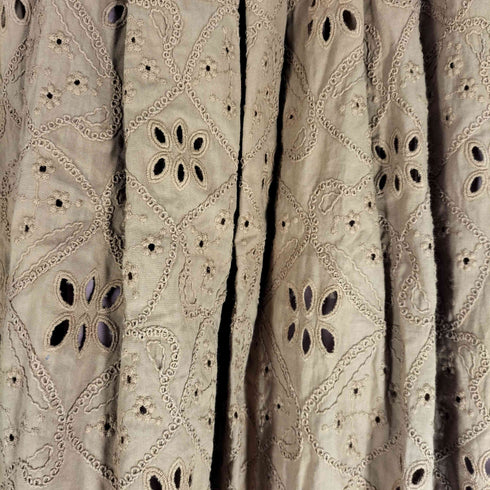 ホコモモラ Jocomomola 24SS CHURROS アイレット総刺繍スカート レディース JPN:40