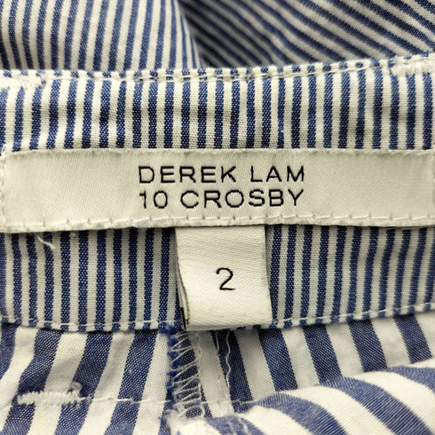 デレクラム DEREK LAM ストライプダブルニーパンツ レディース 2