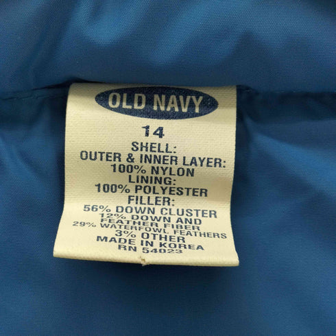 オールドネイビー OLD NAVY リバーシブルダウンベスト メンズ 14
