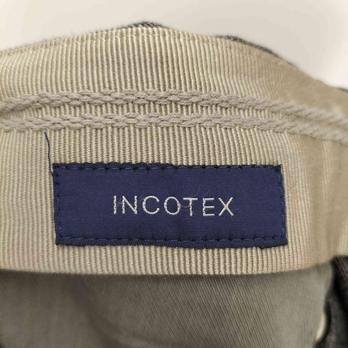 インコテックス INCOTEX SLIM FIT フロントタックコットンテーパードパンツ メンズ 44