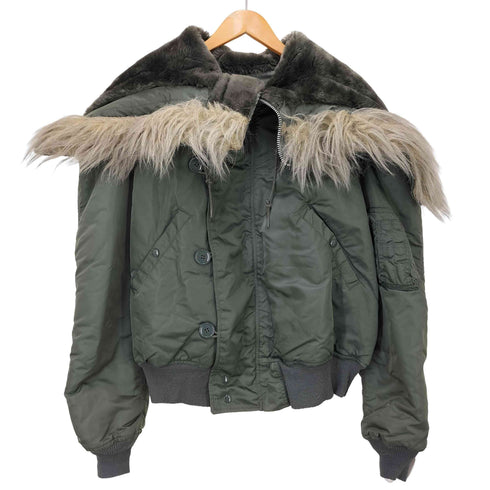 アルファインダストリーズ ALPHA INDUSTRIES USA製 N-2B フライトジャケット IDEALジップ メンズ LARGE