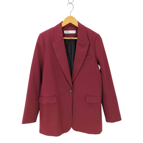 ザラ ZARA ピークドラペル テーラードジャケット レディース import:S