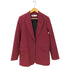 ザラ ZARA ピークドラペル テーラードジャケット レディース import:S