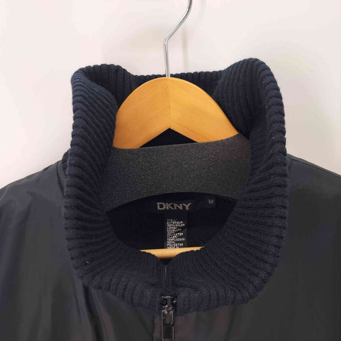 ダナキャランニューヨーク DKNY ハイネック中綿ナイロンロングコート メンズ import:M