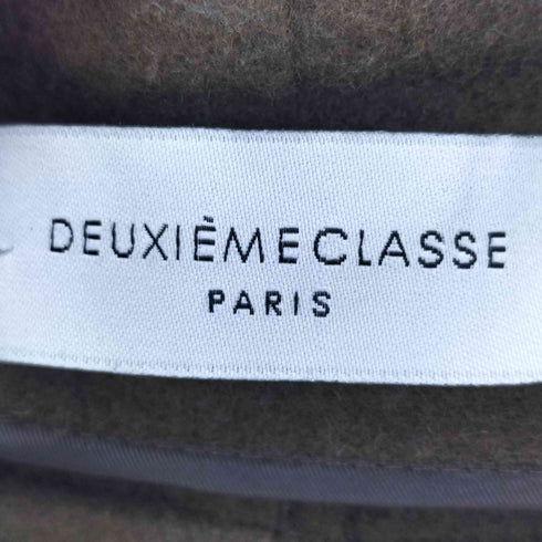 ドゥーズィエムクラス DEUXIEME CLASSE ダブルフェイスノーカラーコート レディース