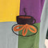 ホコモモラ Jocomomola 24SS CHURROS 刺繍入り配色パッチワークTシャツ レディース JPN:40