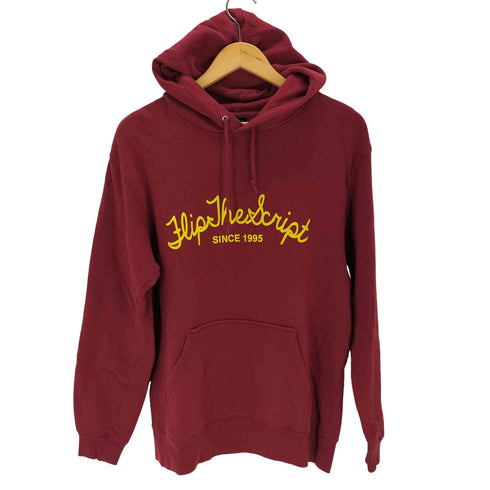フリップザスクリプト FLIP THE SCRIPT ロゴプリントパーカー メンズ import:L