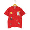 プリント クルーネック半袖Tシャツ メンズ JPN:M