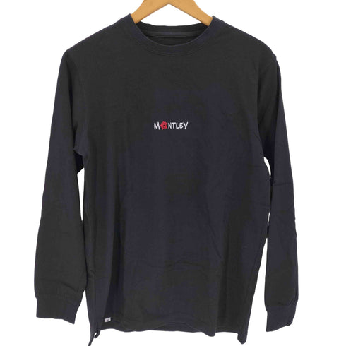 モーレー Montley ロゴ刺繍クルーネックロングスリーブTシャツ メンズ